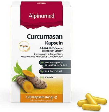 Image du produit Alpinamed Capsules de curcuma (120 pièce(s), Capsules, 100 g)