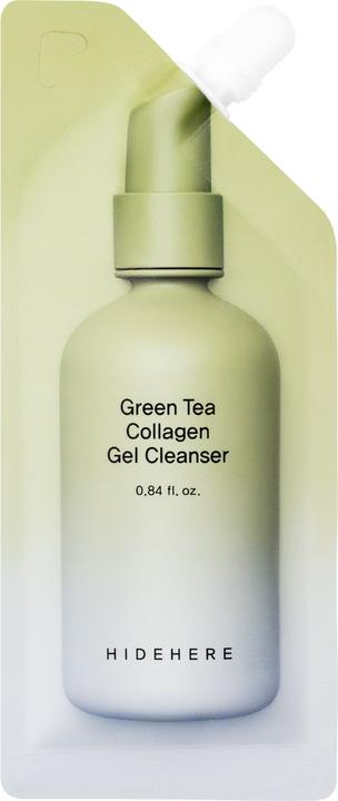 Actual product image Hidehere Green Tea Collagen Gel Cleanser 25ml (Gel, 25 ml)