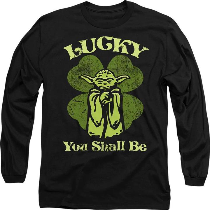Immagine prodotto Star Wars Lucky Maglietta Giorno di San Patrizio Yoda Adulto Unisex (M)