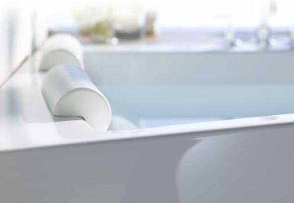 Produktbild Duravit Badewanne PAIOVA 1700x1300mm, 1 Rückenschräge rechts weiss (235 l, 170 cm, 130 cm)