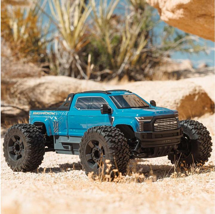 Actual product image Arrma Monster Truck Big Rock BLX 223S, Blau ARTR, 1:10 (ARR Almost Ready to Run)