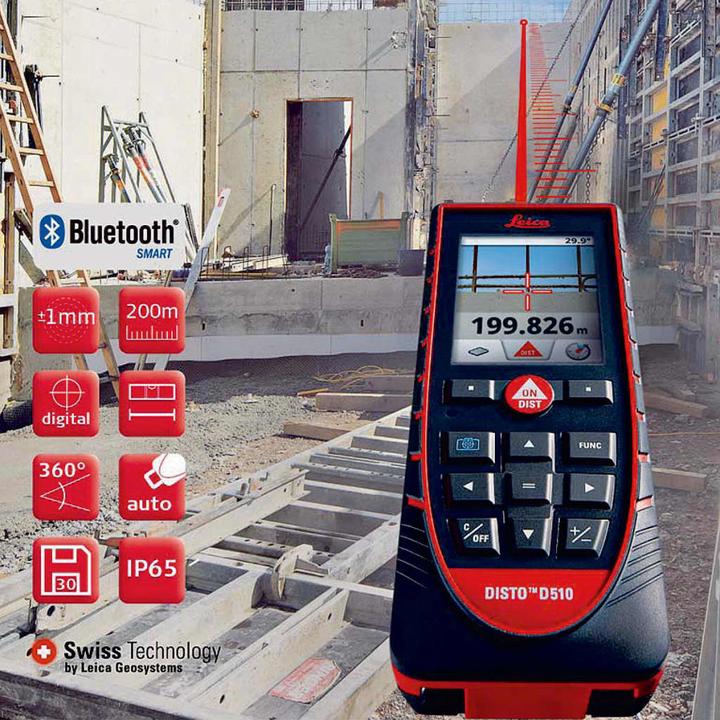 Produktbild Leica Geosystems Disto D510 (200 m, 635 nm)