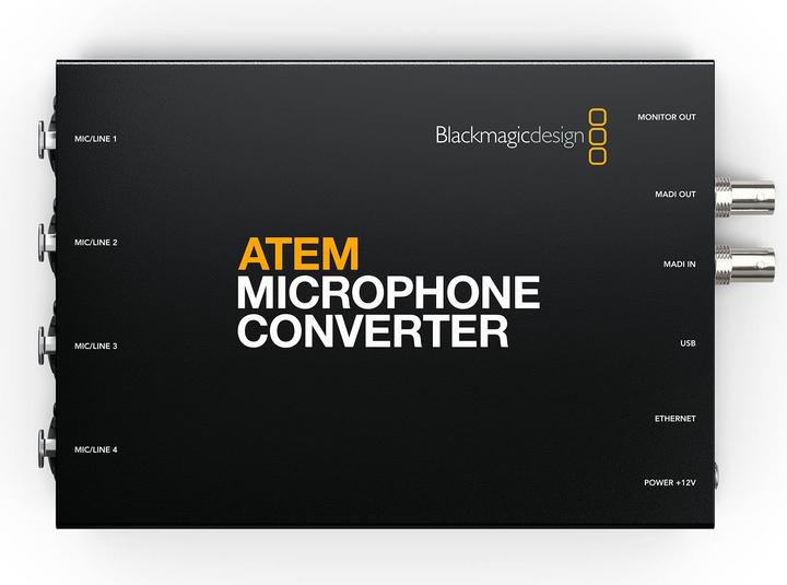Image du produit Blackmagic Convertisseur de microphone ATEM (Commutateur vidéo)