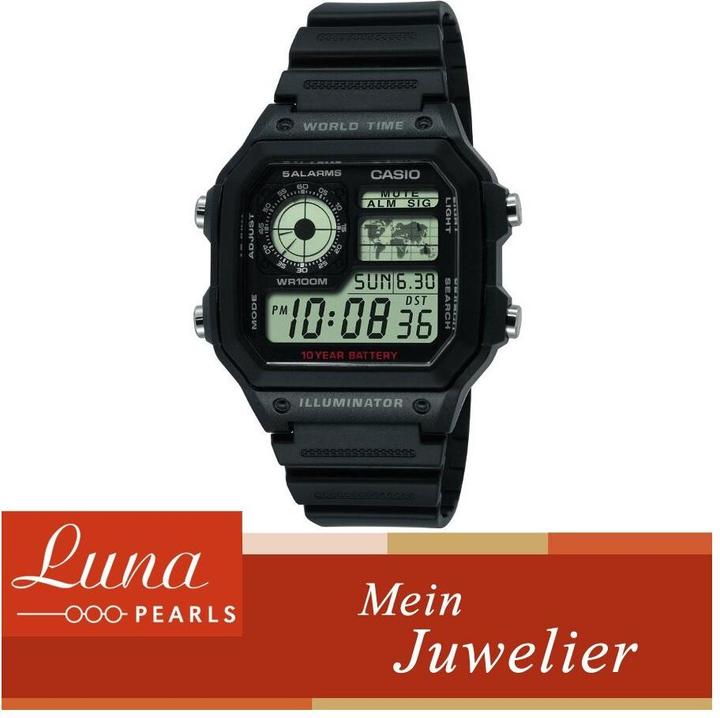 Produktbild Casio Ae-1200wh-1avef (Digitaluhr, 45 mm)