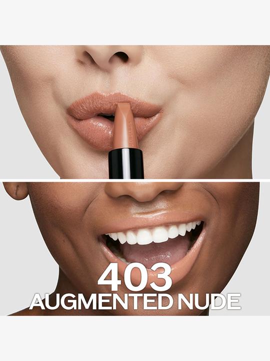 Actual product image Shiseido Technosatin Gel Lipstick No 403 (403 AUGMENTED NUDE)