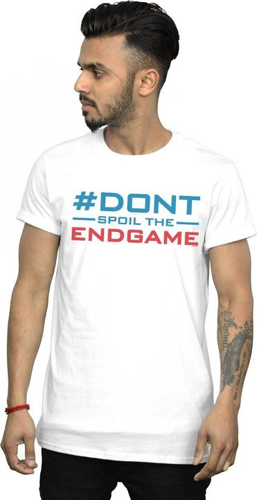 Actual product image Mens Avengers Endgame Don't Spoil The Endgame T-Shirt (XXL)