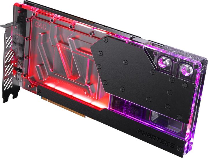 Actual product image Phanteks Glacier G40 RTX 4080/90 water block incl. backplate for Gigabyte, D-RGB - black