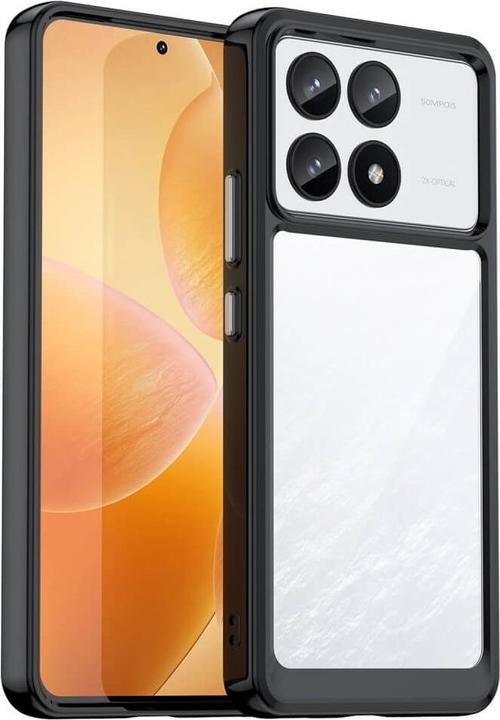 Actual product image Cover-Discount Xiaomi Poco F6 Pro - Protective acrylic mobile phone case with raised edge (Xiaomi Poco F6 Pro)