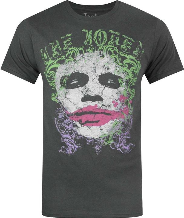 Immagine prodotto Jack Of All Trades Distressed Face Maglietta Joker Uomo (S)