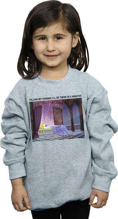 Actual product image Disney Girls Sleeping Beauty I'll Be There In 5 Sweatshirt (128)