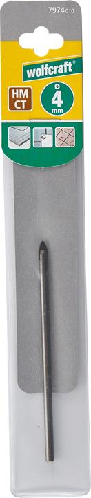 Actual product image wolfcraft Tile and Glass Drill Bit, Ø 4 mm (4 mm)