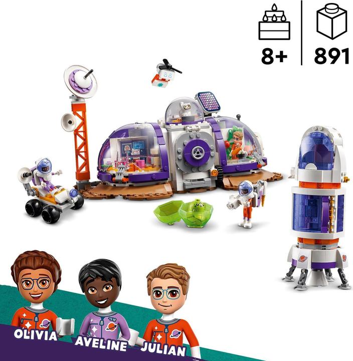 Immagine prodotto LEGO 42605 Base spaziale su Marte con razzo (42605, LEGO Friends)