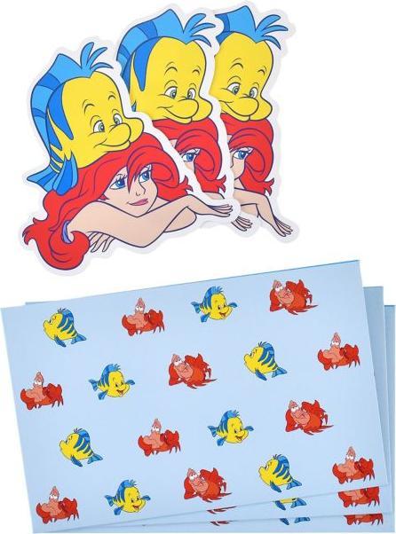 Immagine prodotto Disney Ariel, Flounder, Sebastian Nachrichtenkarte und Umschlag Set Mini (3 pz.)
