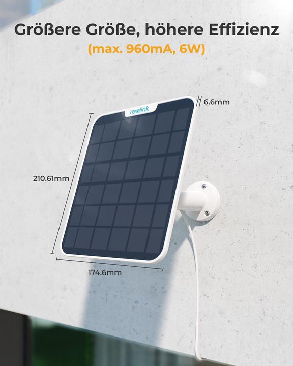 Image du produit Reolink Argus Series B330+Solar Panel+64GB SD Card-5MP (2560 x 1440 Pixels)