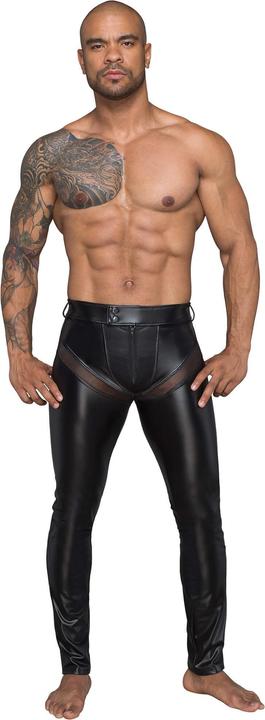 Produktbild Noir Handmade Hose Powerwetlook / 3D-Netz (S)