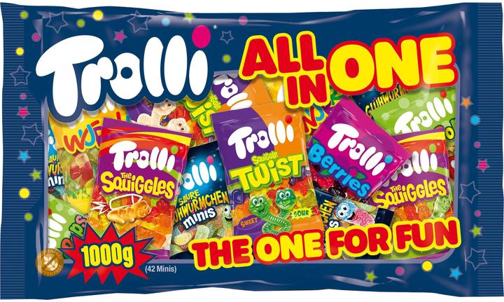 Actual product image Trolli All in One (42 pcs., 1000 g)