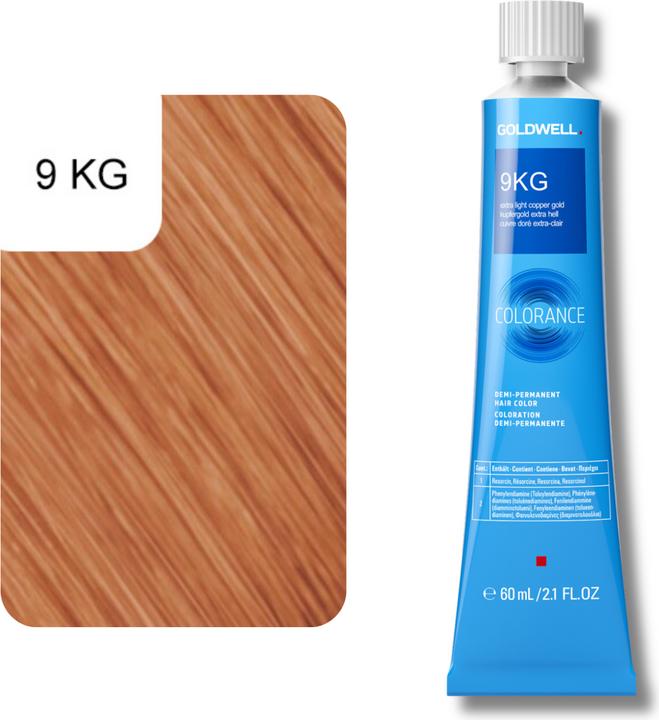 Actual product image Goldwell Colorance Tube Demi-Permanente (9KGcopper gold-extra bright)