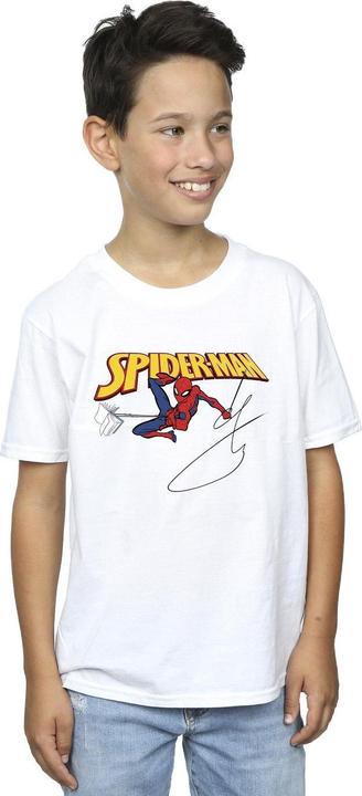 Immagine prodotto Spider-Man With A Book Maglietta Ragazzi (152, 158)