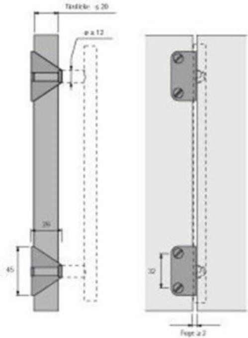 Immagine prodotto Hettich Adattatore per maniglia
