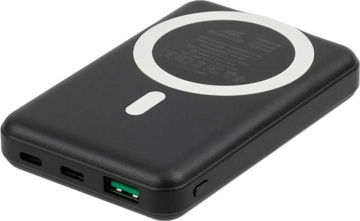 Image du produit Rivacase VA2604 Wireless Powerbank Magsafe Qi 15W, batterie externe avec QC/PD 20W 10000 mAh charge rapide (10000 mAh, 20 W, 18.50 Wh)
