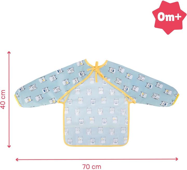 Actual product image Badabulle Sleeve Bib (0 months)