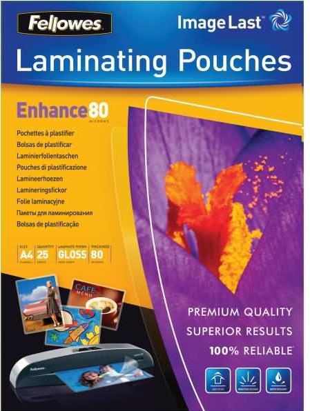 Immagine prodotto Fellowes Migliorare 80 (A4, 25 Pezzo/i, 80 µm)