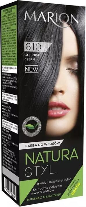 Actual product image MGA Na (Deep black hair colourant 80 ml + rinse 10 ml)