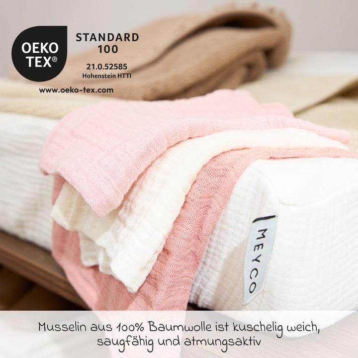 Actual product image Meyco Pre-Washed Musselin Waschhandschuhe