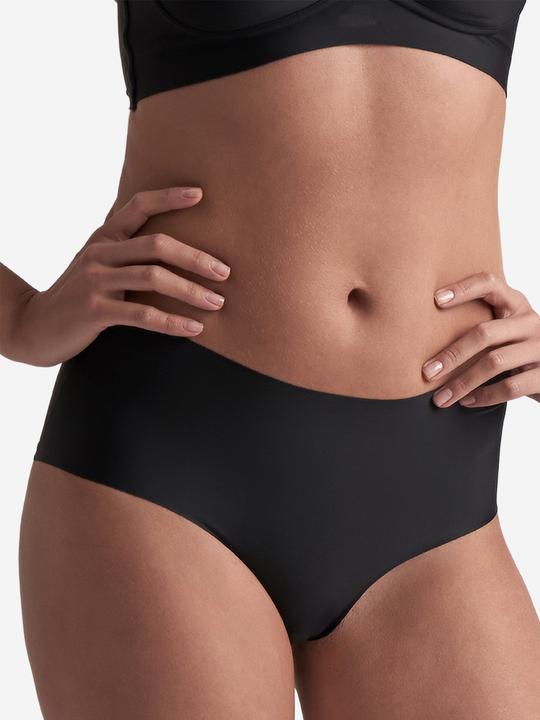 Actual product image Bye Bra Invisible High Brief Nude + Black L (L, pack of 2)