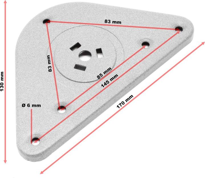 Image du produit Wiltec Pied de table Acier inoxydable Lot de 4 pieds Nickel Support de table Réglable 710mm Ø60mm