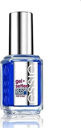 Produktbild Essie Gel-setter 3D Gel Effect Tinted Top Coat - 10 Birds Eye Blue 13.5ml (10 Birds Eye Blue, Top Coat)