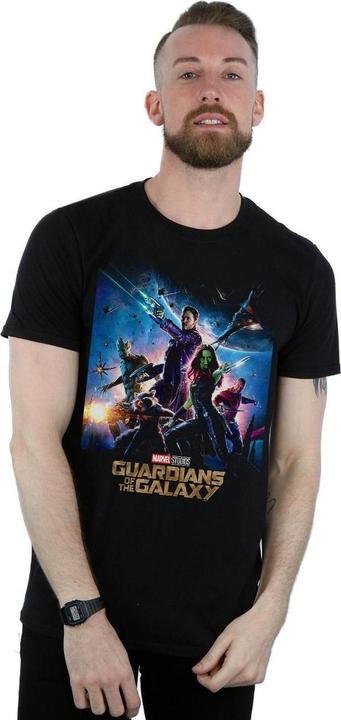 Produktbild Marvel Guardians Of The Galaxy Poster TShirt (XL)