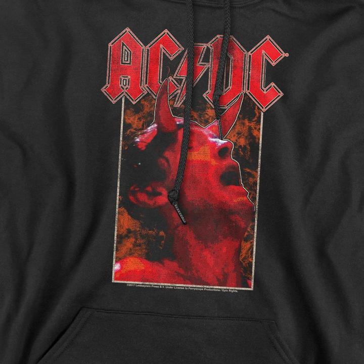 Actual product image AC/DC Mens Horns Hoodie (XXL)