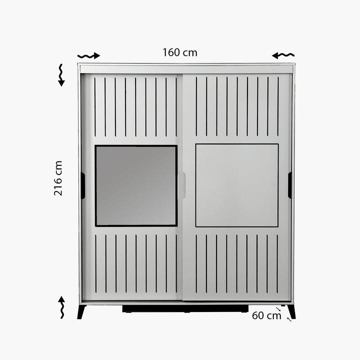 Actual product image Hanah Home Aydin (160 x 60 x 216 cm)
