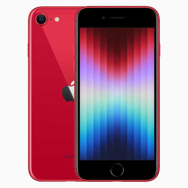 Forza Refurbished iPhone SE 2022 (64 GB, Red, 4.70", 12 Mpx, Dual SIM, B / Very good)