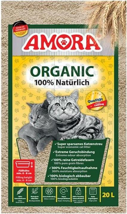 Produktbild Amora Katzenstreu klumpend 20Liter (Klumpend, 10.60 kg)