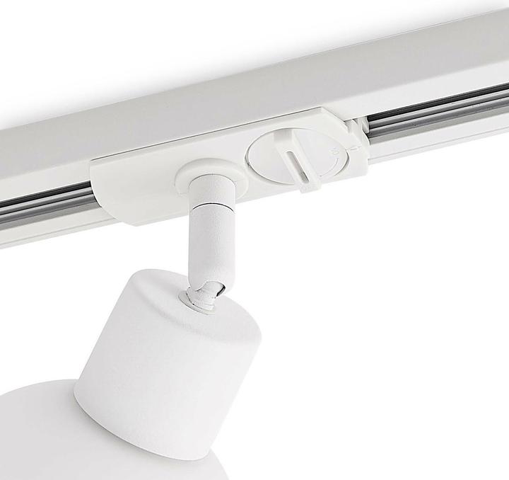 Produktbild Lindby Maart LED-Spot 1-Phasen-Schiene, weiss (470 lm, E14)