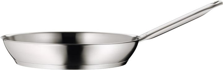 Produktbild WMF Edelstahlpfanne Bratpfanne 24cm Pfanne Gourmet Plus Induktion unbeschichtet (24 cm, Bratpfanne, Edelstahl)