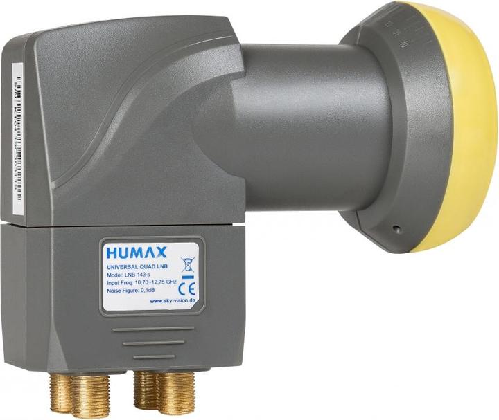 Actual product image Humax L1940 - F - 4 cm - Black - Green (Quattro LNB, 40mm)