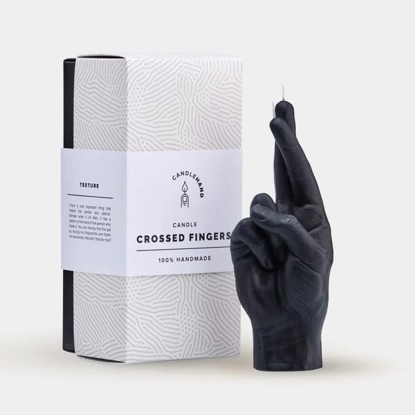 Actual product image Candle Hand Crossed Fingers (1 pcs.)