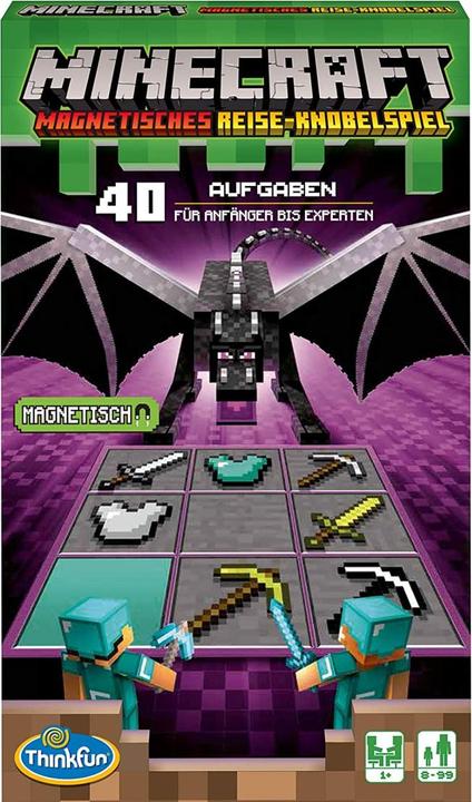 Image du produit Thinkfun Minecraft - Le jeu de voyage magnétique (Allemand)