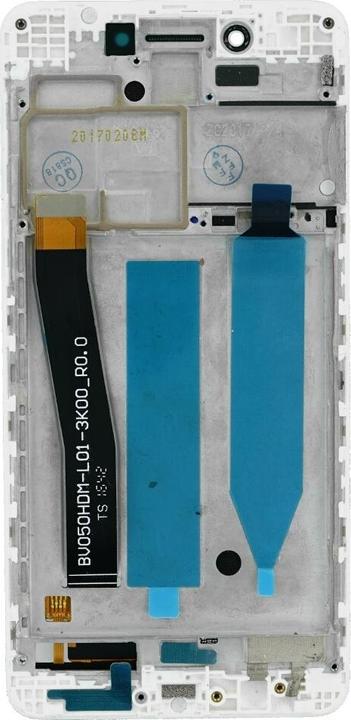 Actual product image OEM Display unit + frame for Huawei Nova Smart white, without logo (Display, Huawei Enjoy 6S)