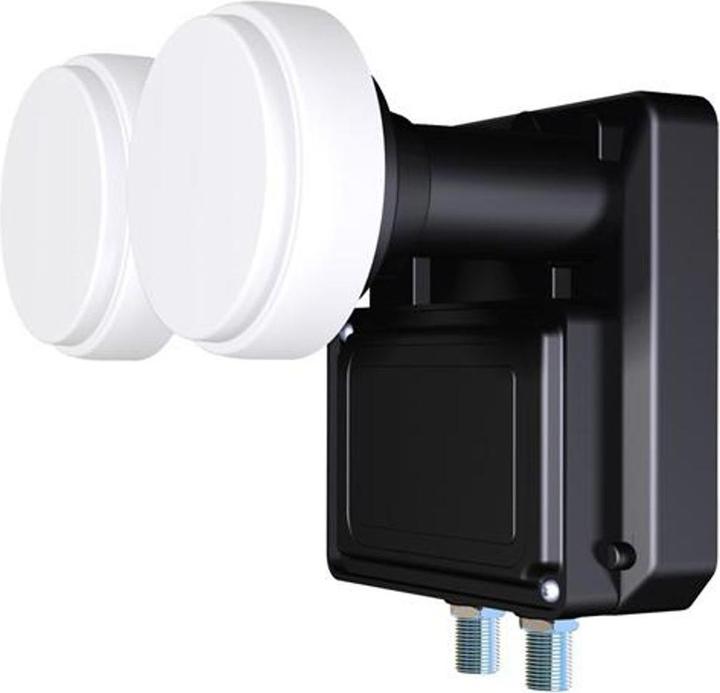inverto 77-118# Sat-Inverter-Monoblock-Doppelkonverter (Twin LNB, 23mm, 40mm)
