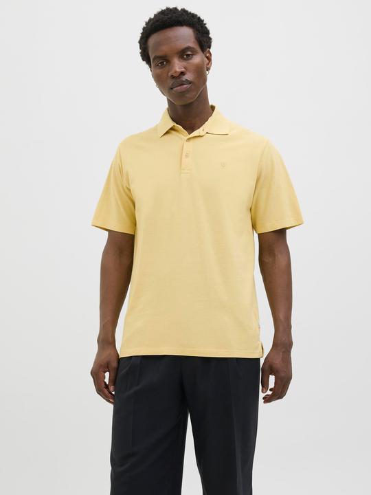 Actual product image Jack & Jones Single-coloured shirt collar polo shirt Poloshirt (XXL)