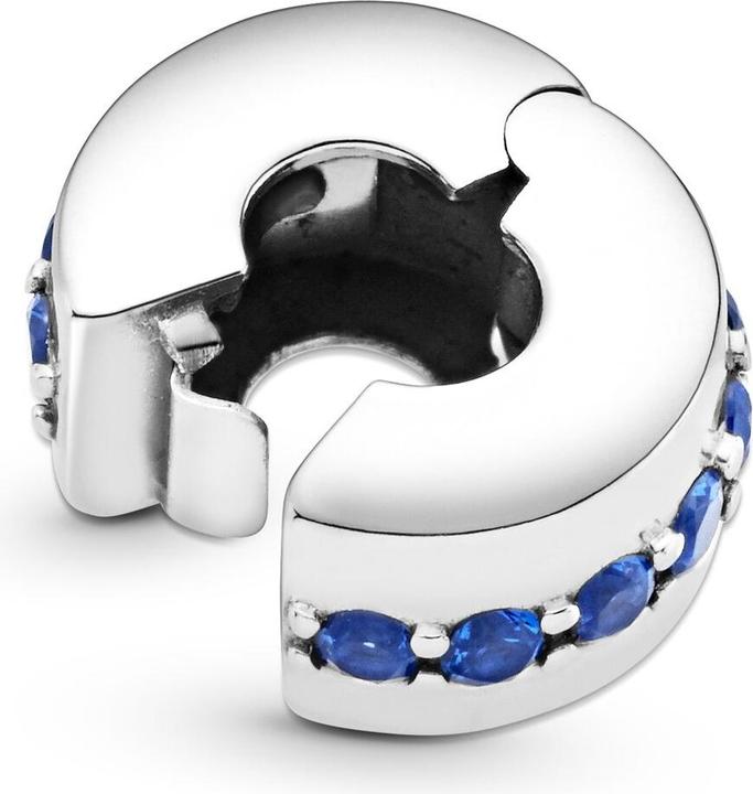 Immagine prodotto Pandora Charms/sfarfallio blu della clip del percorso di incandescenza/sfarfallio (Argento 925)