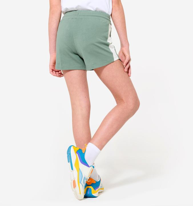 Actual product image Domyos Shorts Mädchen Baumwolle - grün (10, 11, 12)