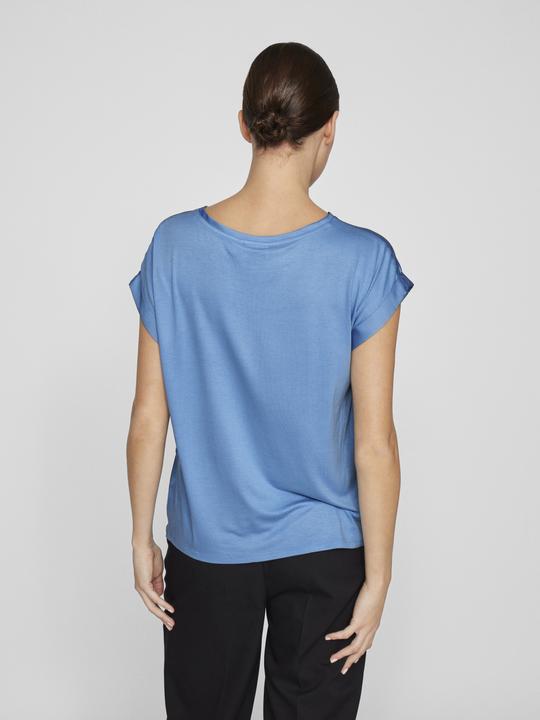 Actual product image Vila Round neckline top with short sleeves (36)