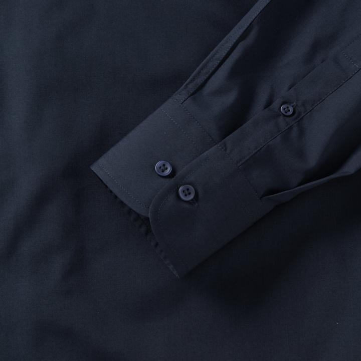 Image du produit Russell Collection Chemise Popeline Manches Longues Entretien Facile (M)