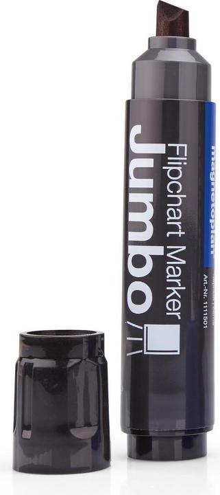 Actual product image Magnetoplan JUMBO - Flipchart Marker (Black, 10 mm, 4 x)