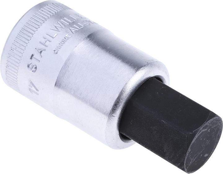 Actual product image Stahlwille Internal hexagon socket bit insert (17 mm)